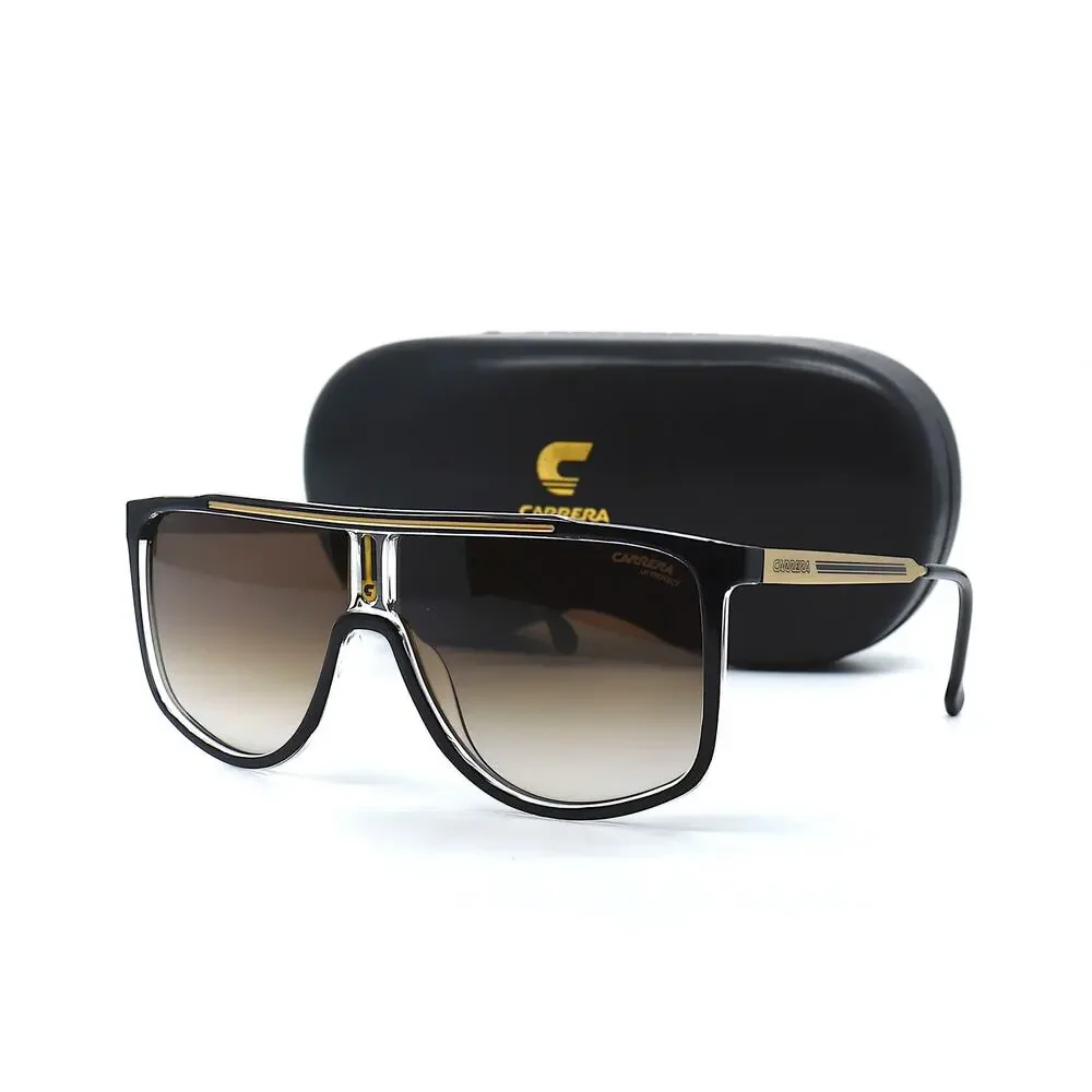 BRAND NEW CARRERA 1056/S BLACK BROWN GRADIENT MEN'S SUNGLASSES - Picture 1 of 9